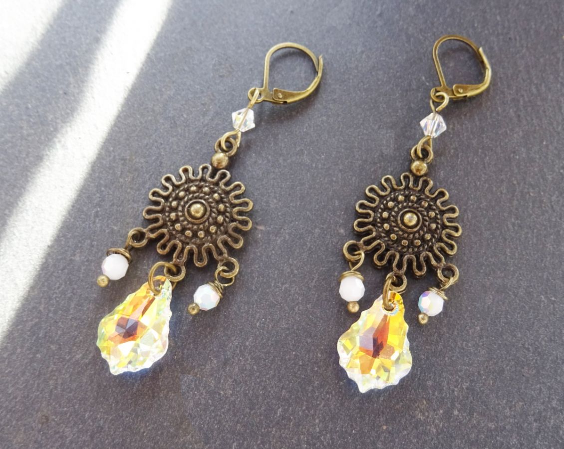 Bohemian Swarovski krystall øredobber