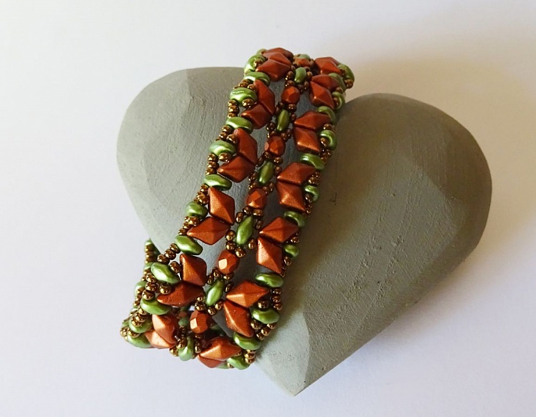 Bracelet Chevron Cuivre en kit