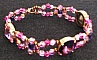 Bracelet en kit Shetland rose amethyste