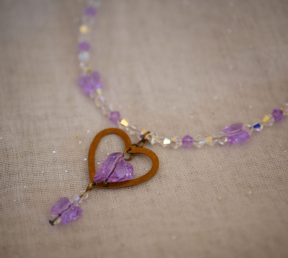 Purple Heart halskjede med anheng 