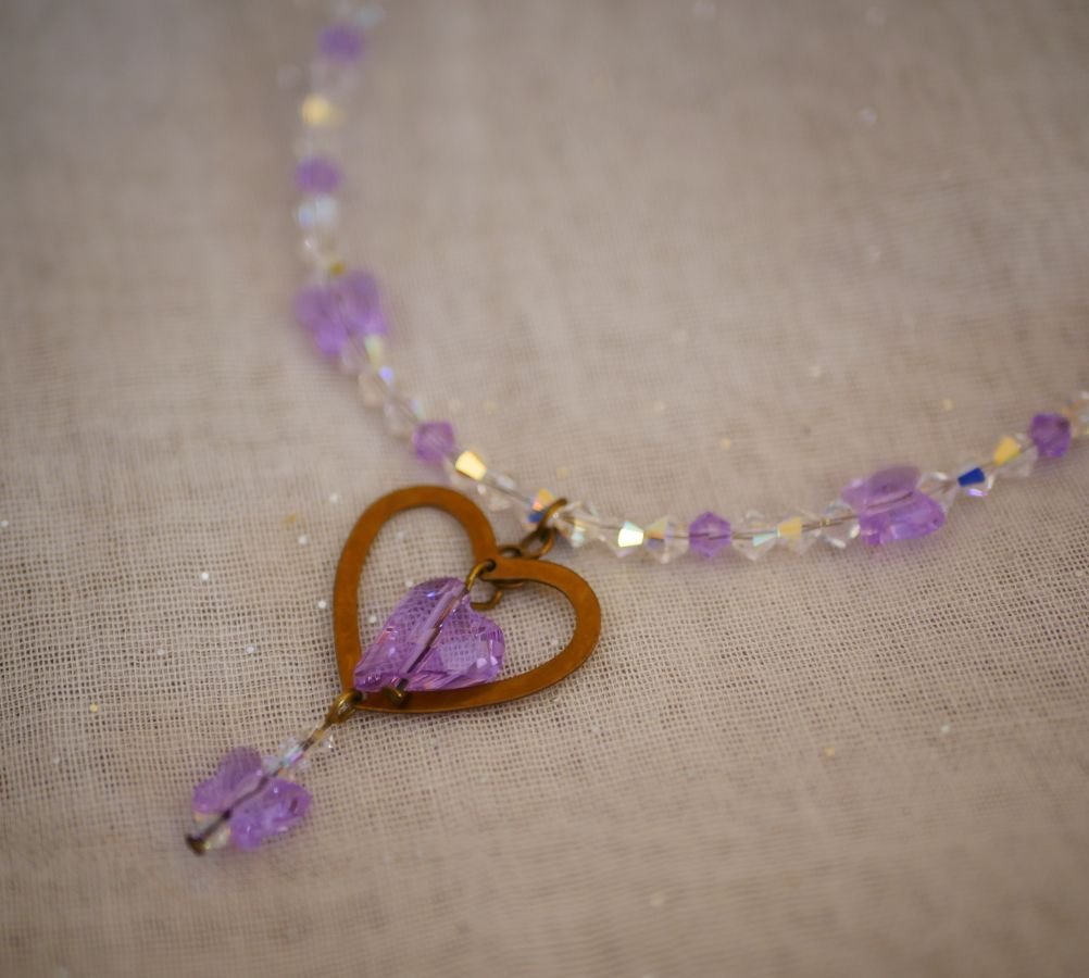 Purple Heart halskjede med anheng 