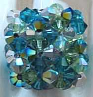 Kit bague Cuba bleu-vert