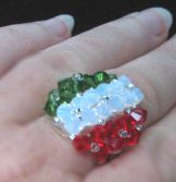 Italia Flagg Ringsett