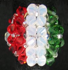Italia Flagg Ringsett