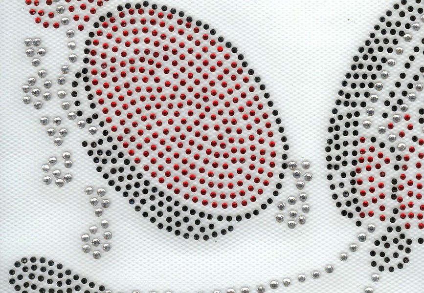 HODETELEFONER MED RHINESTONE-M&Oslash;NSTER