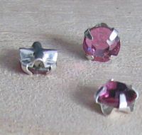 Strass 4mm Lys rosa x 10