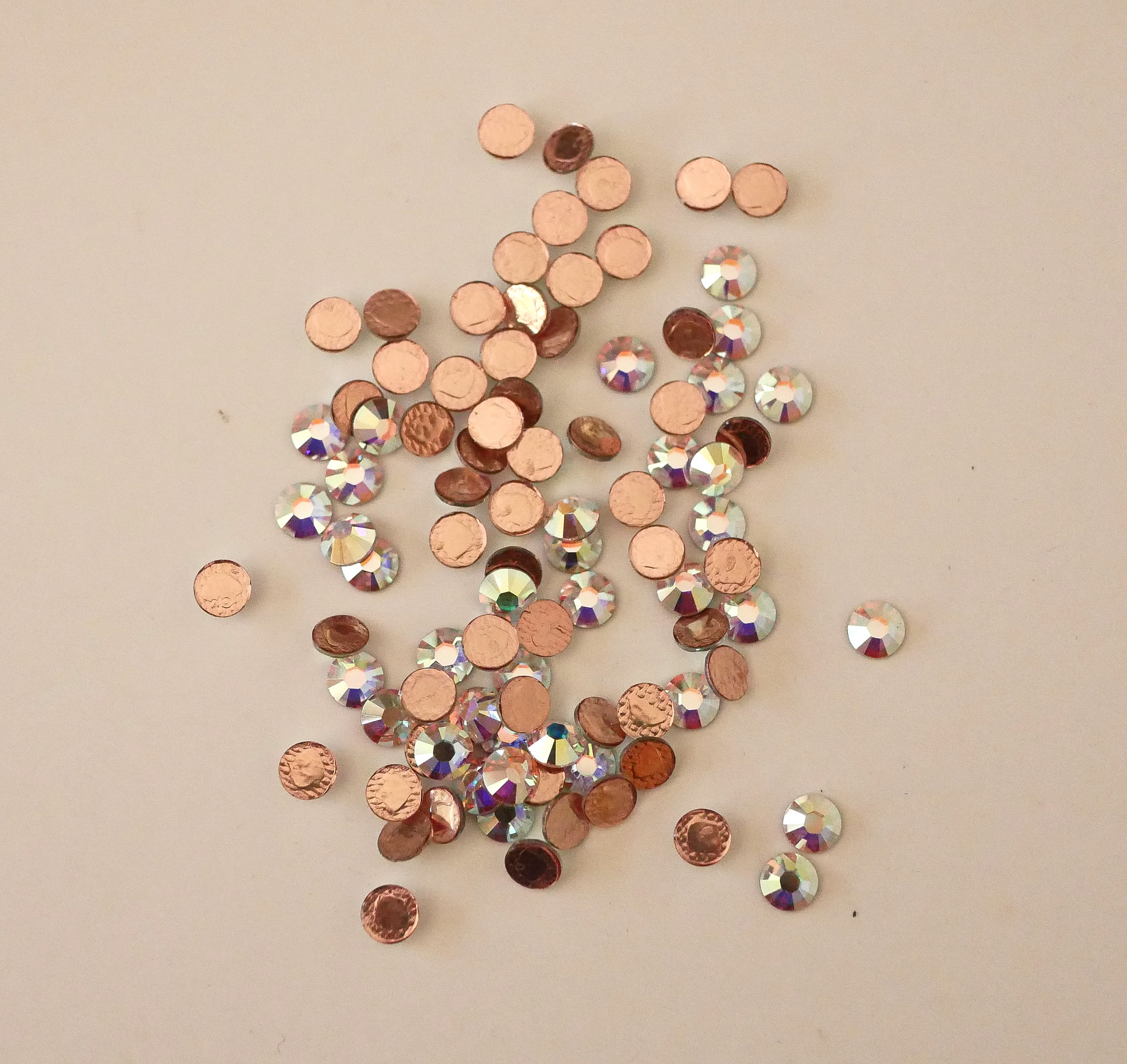 Strass SS16 krystall ab hotfix x12