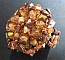 Toupie 4mm Crystal Copper x 12