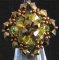 Swarovski krystall snurretopp 4mm DORADO 2X per 12