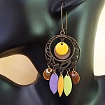 Lange bohemske paljett&oslash;reringer