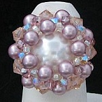 Notice bague Holy Rose poudr&eacute;