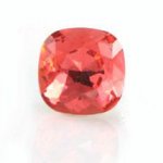 Swarovski cabochon firkantet 12 mm Padparadscha
